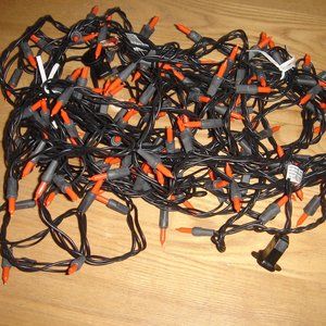 orange string mini lights